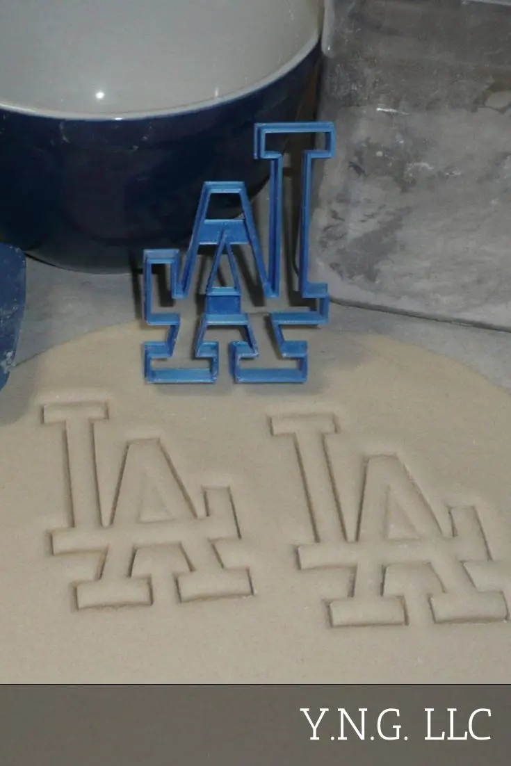 Los Angeles Dodgers Cookie Cutter – Iconic La Baseball Team Shape, Crafted In Usa 1