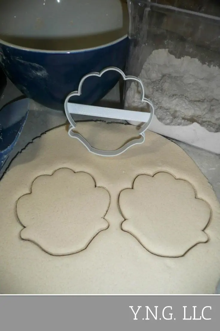 Lotus Or Clam Shell Cookie Cutter – Versatile Eastern & Coastal Inspired Outline – Usa Made 1