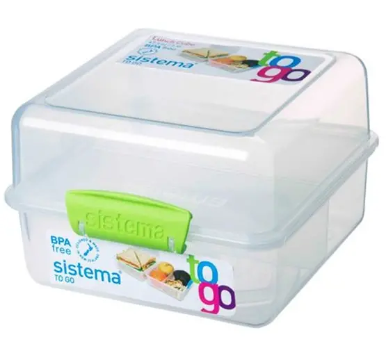 Lunch Cube To-Go Bento Container – 1.4L Leak-Resistant Design 1