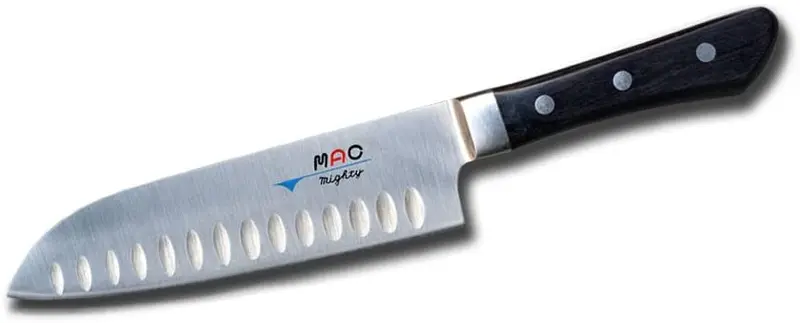 Mac Professional Hollow-Edge Santoku – 6.5-Inch Lightweight Japanese Design 1
