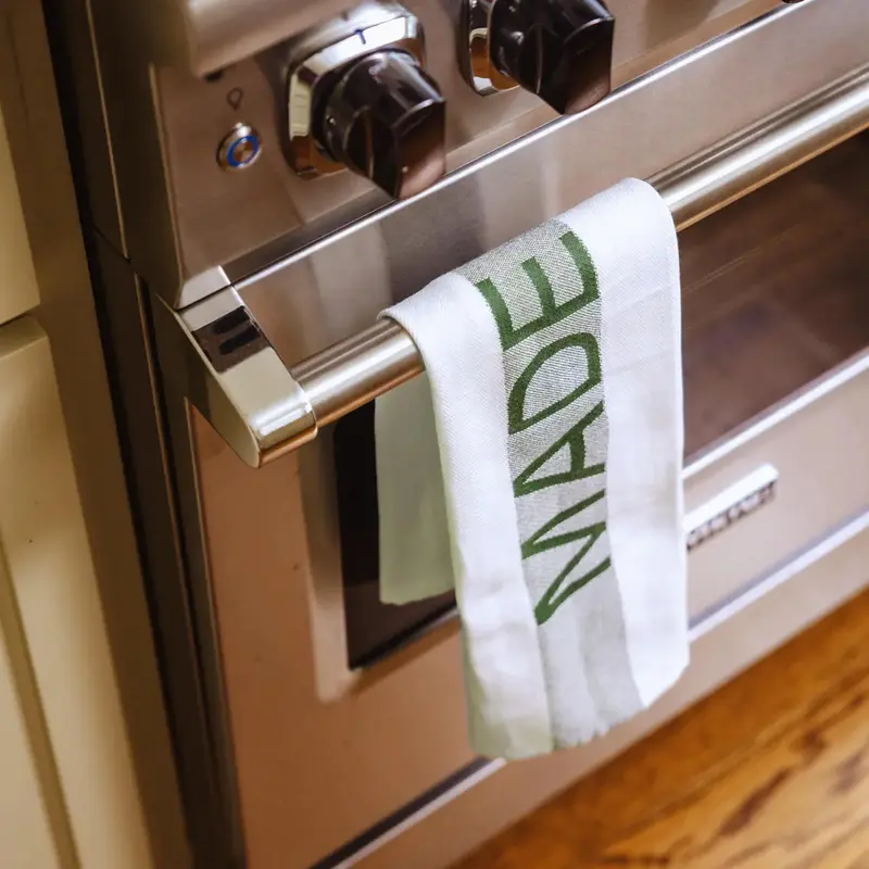 Made In 3-Pack Chef Towels In White And Olive 1