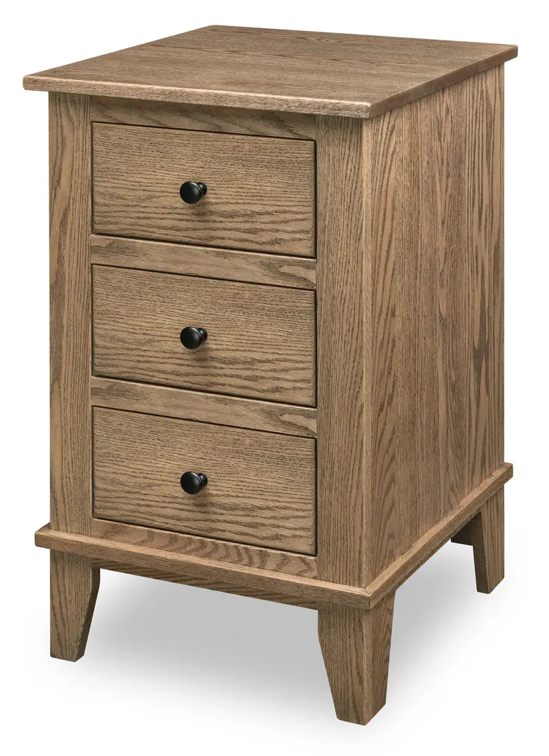 Madison Compact Three-Drawer Nightstand 1