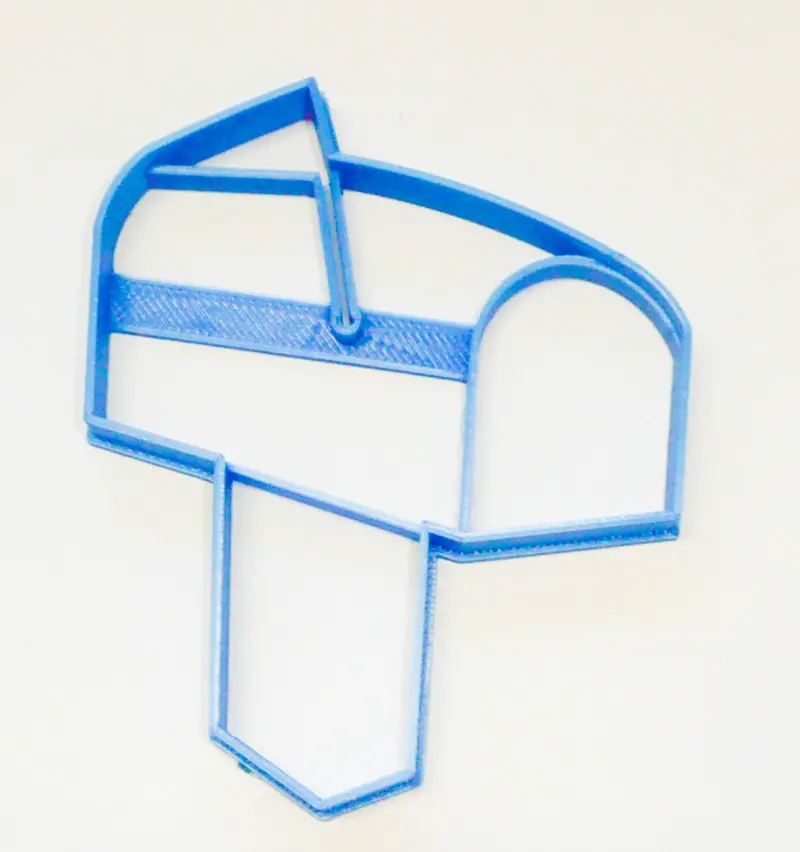Mailbox Post Box Fondant Cutter – 6-Piece 1.75 Inch Postal-Themed Baking Decorator 1