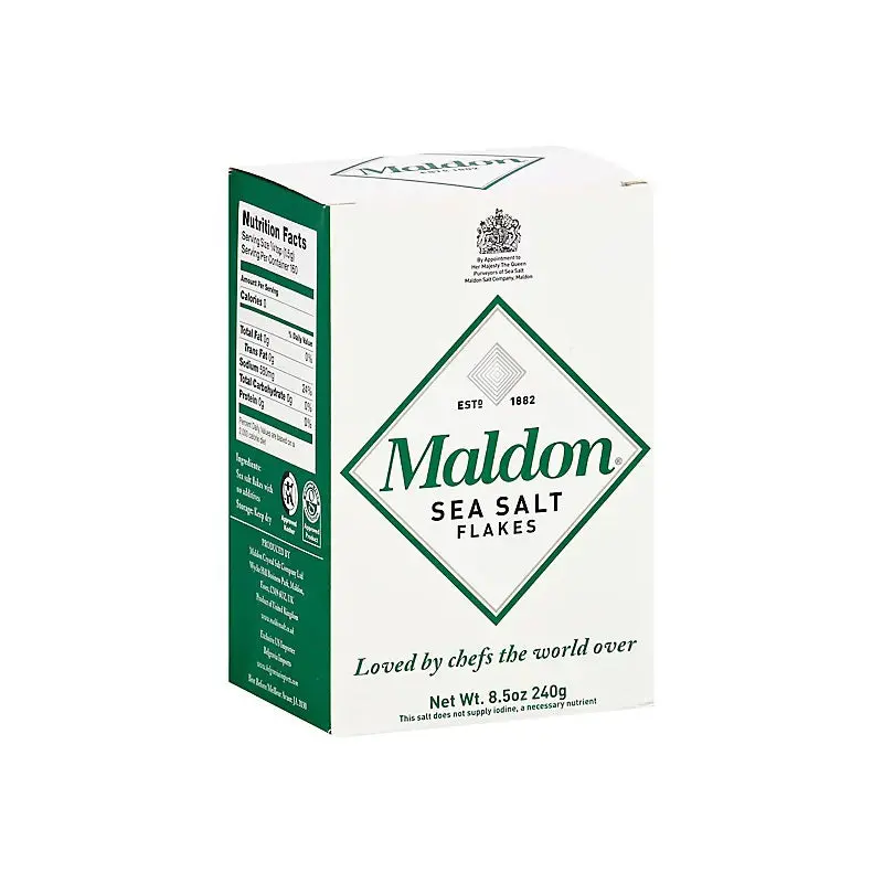 Maldon Sea Salt Flakes – 8.5 Oz Gourmet Finishing Salt 1