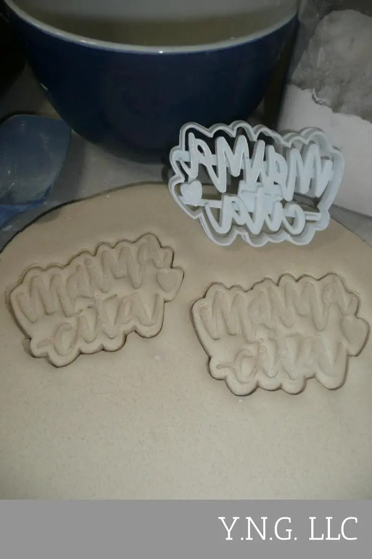 Mamacita Cookie Cutter – Affectionate Spanish Term For Mom, Heart-Decorated 1