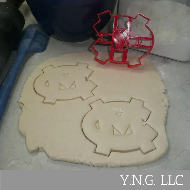 Mansfield Christian High School Mc Monogram Cookie Cutter – American-Made Educational Baking Shape Pr4646 1