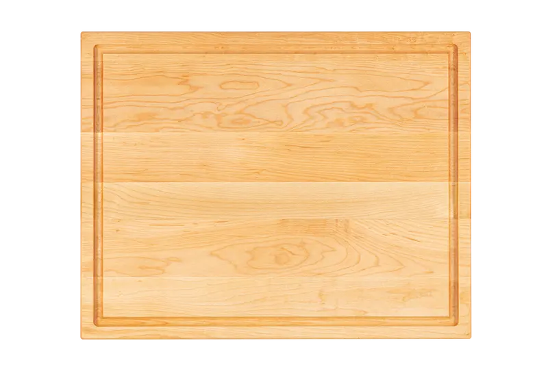 Maple Cutting Board With Juice Channel – 19" X 15" X 0.75" 1