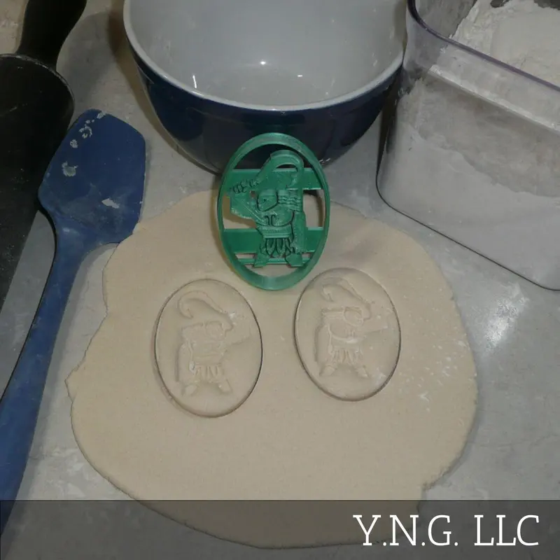 Maui Character Cookie Cutter – Moana Movie Hero Baking Template 1