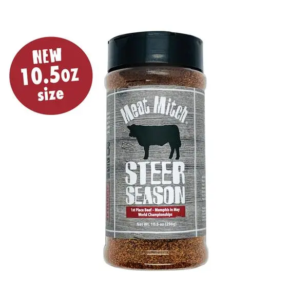 Meat Mitch Steer Season – Award-Winning Beef Rub (Memphis In May 1St Place) – 6.2 Oz 1