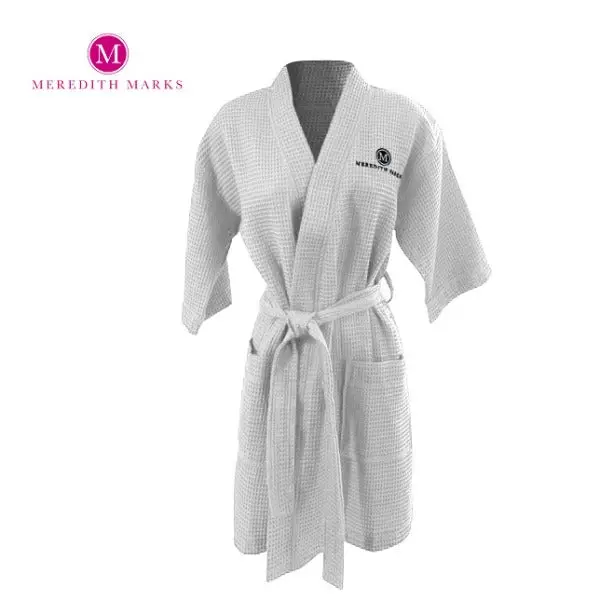 Meredith Marks Soft Waffle-Knit Robe For Everyday Comfort 1