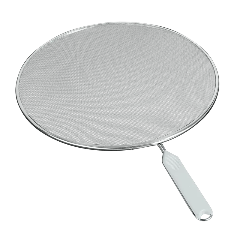 Metaltex Aluminium Splatter Screen – 29 Cm, Fine-Mesh Fry Guard 1