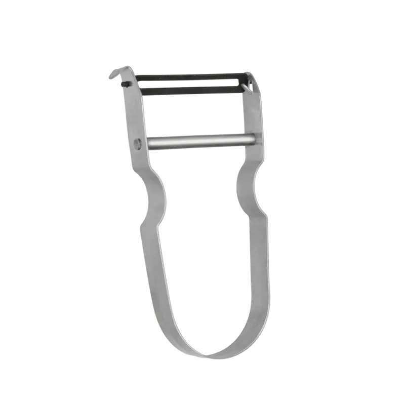 Metaltex Ergonomic Stainless Steel Vegetable Peeler – Carded Design 1