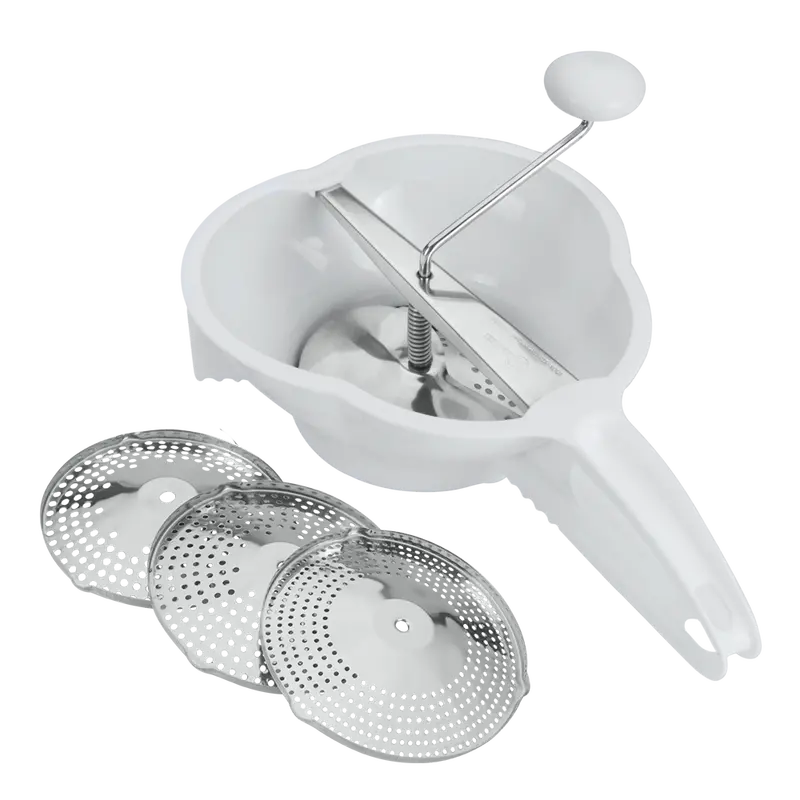 Metaltex Plastic Food Mill – Ergonomic Handle, Smooth Pureeing Tool 1