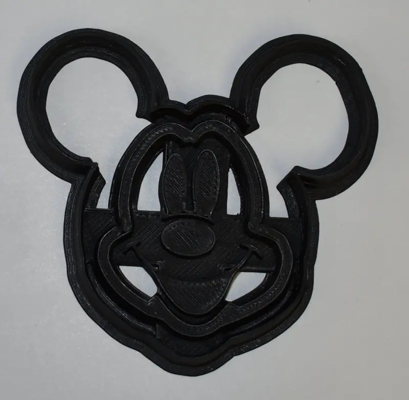Mickey Mouse Face Fondant Cutter Bundle – 6-Pack 1.75" Expressive Cupcake Decor, Usa-Made 1