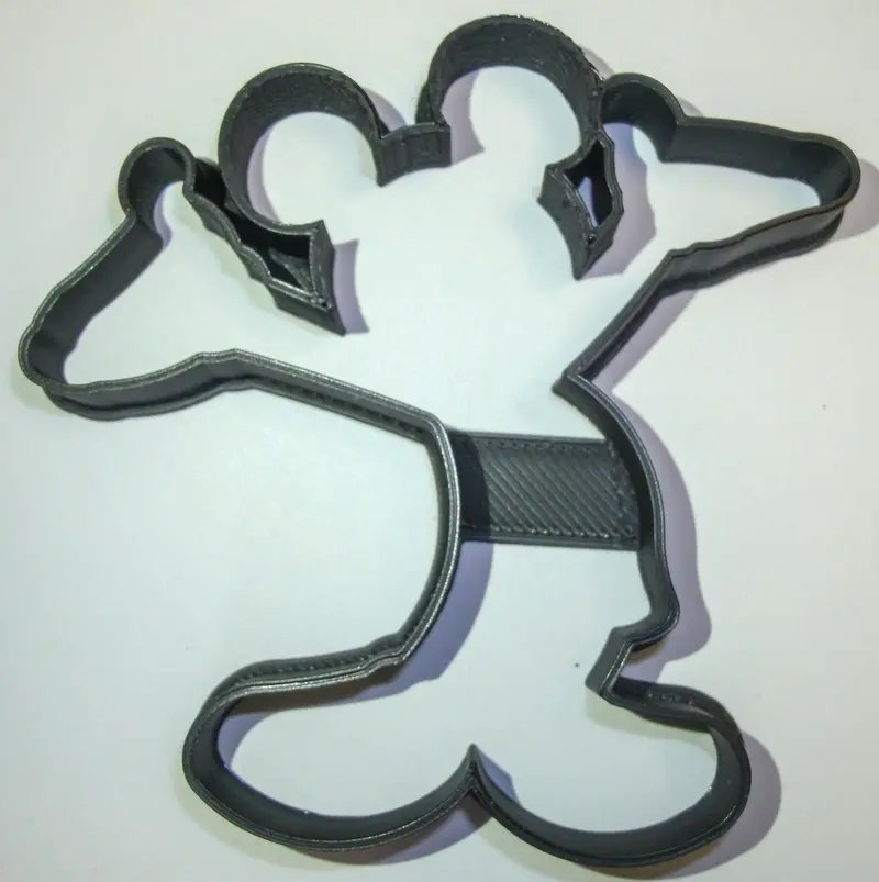 Mickey Mouse 'Hands Up' Fondant Cutter Set – 6-Pack 1.75" Animated Cupcake Toppers, Usa-Made 1
