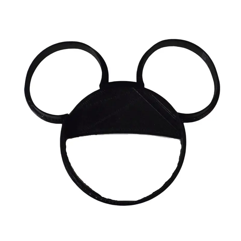 Mickey Mouse Head Fondant Cutters (Alternate Design) – 6-Piece 1.75" Cupcake Topper Set, Usa-Designed 1