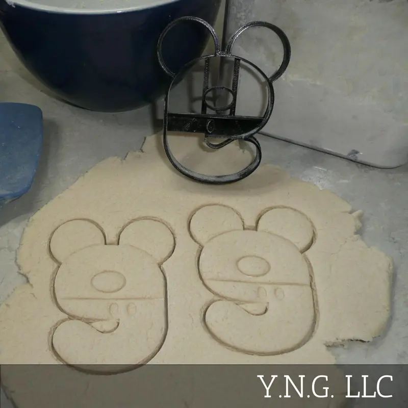Mickey Mouse Number 9 Cookie Cutter – Detailed Embellished Design, Made In Usa Pr4569 1