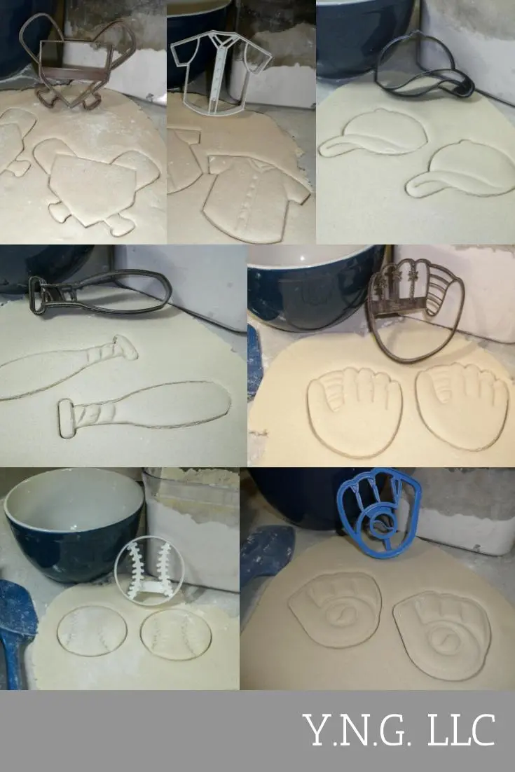 Milwaukee Brewers Mlb Team Logo Cookie Cutter Set – 7-Piece Stainless Steel Collection 1