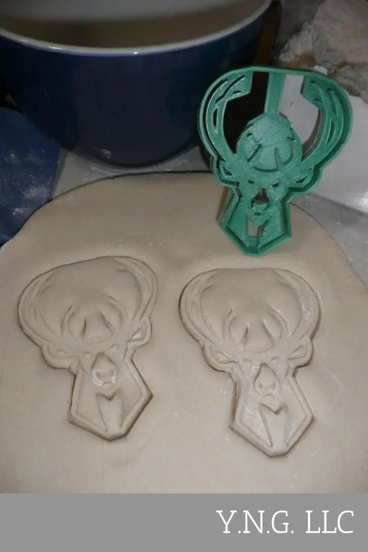 Milwaukee Bucks Basketball Cookie Cutter – Nba-Inspired Baking – Usa Made Pr2751 1