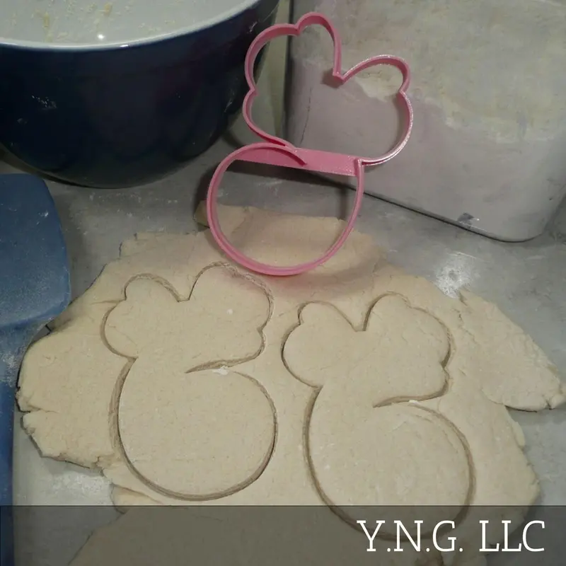 Minnie Mouse Number 6 Cookie Cutter – Playful Outline Style, Usa-Crafted Pr4576 1