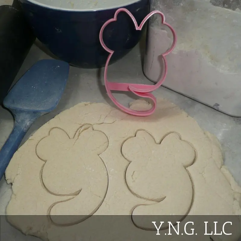 Minnie Mouse Number 9 Cookie Cutter – Festive Outline Style, Made In Usa Pr4579 1