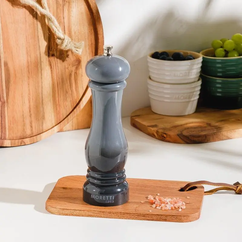 Moretti Casa Adjustable Salt & Pepper Grinder – Slate Grey 1