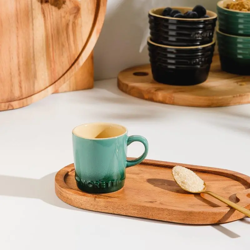 Moretti Casa Moss Stoneware Espresso Mug 1