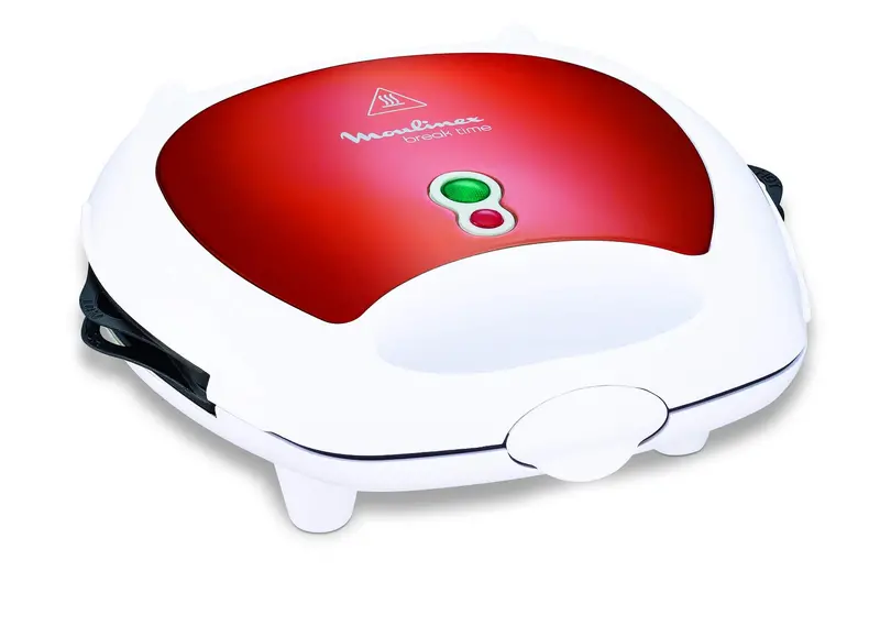 Moulinex Dual-Function Waffle & Sandwich Maker – 700W, Non-Stick Plates 1