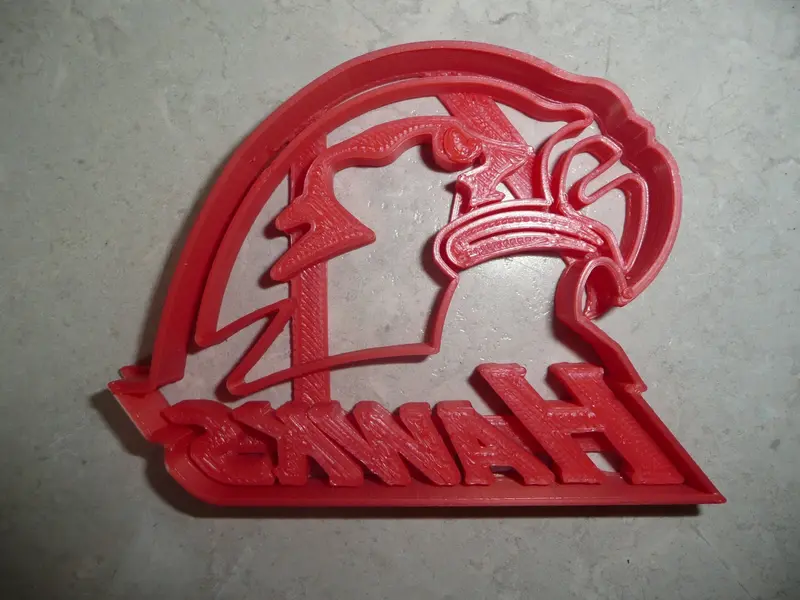 Mountlake Terrace Hs Hawks Fondant Cutter Bundle – 6 School Spirit Cupcake Toppers, 1.75" 1