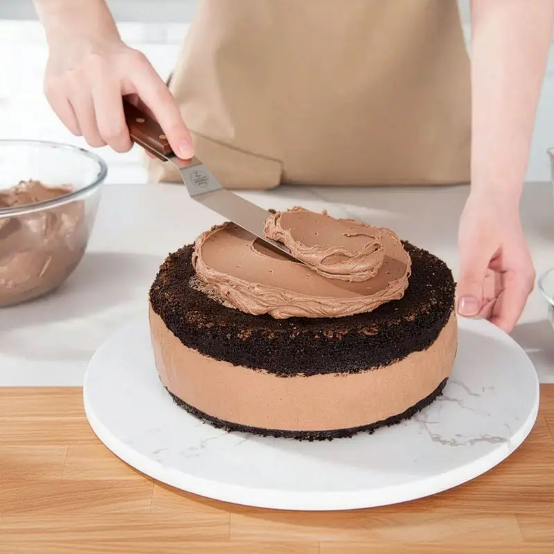 Mrs. Anderson'S 8-Inch Offset Icing Spatula For Smooth Frosting 1