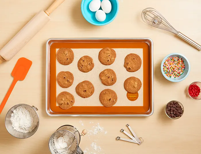 Mrs. Anderson’S Silicone Baking Mat For Big Pans – Reusable Non-Stick Surface 1