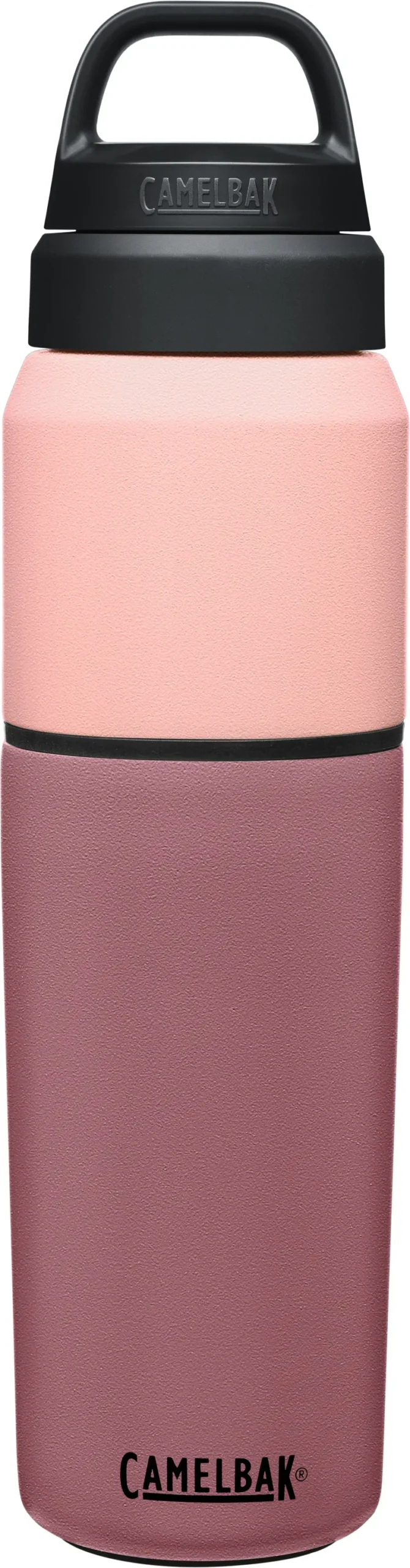 Multibev 22 Oz Insulated Bottle / 16 Oz Travel Cup – Terracotta Rose 1