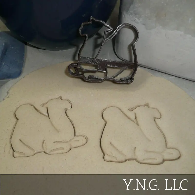 Nativity Camel Cookie Cutter – Resting Biblical Animal Silhouette, Usa-Made Holiday Baking Tool Pr4638 1