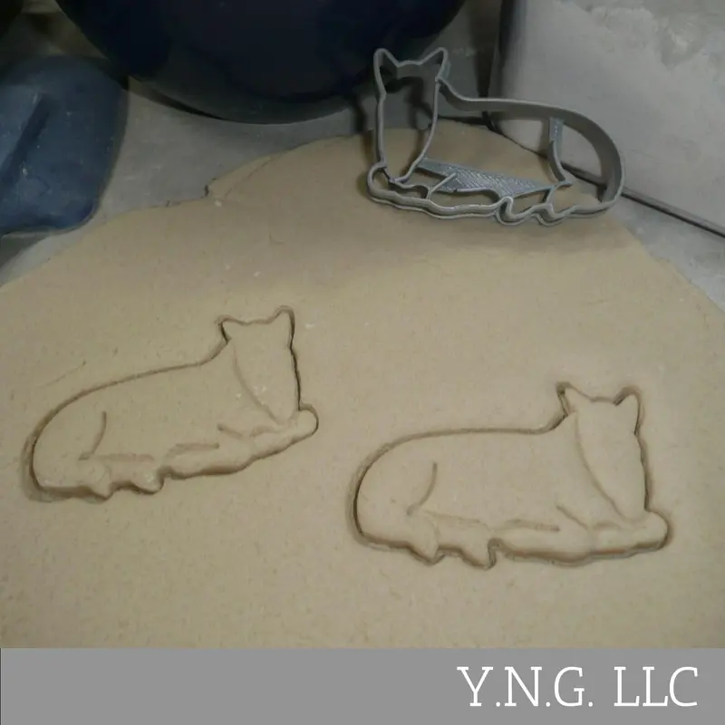 Nativity Donkey Cookie Cutter – Lying/Sitting Stable Animal Shape, Handcrafted In Usa Pr4639 1