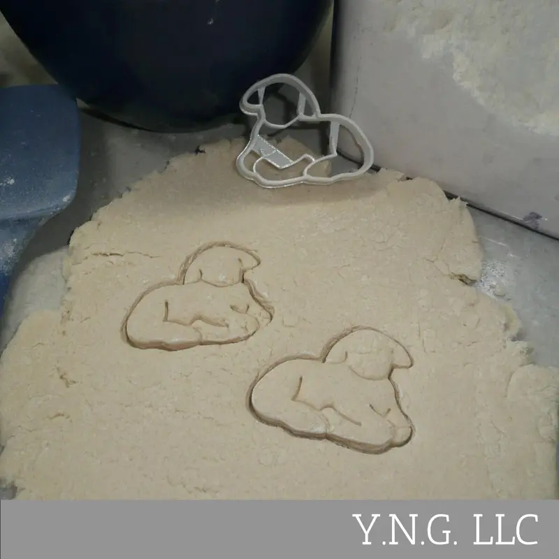 Nativity Scene Sheep Cookie Cutter – Lying Or Sitting Pose, Usa-Made Pr4500 1