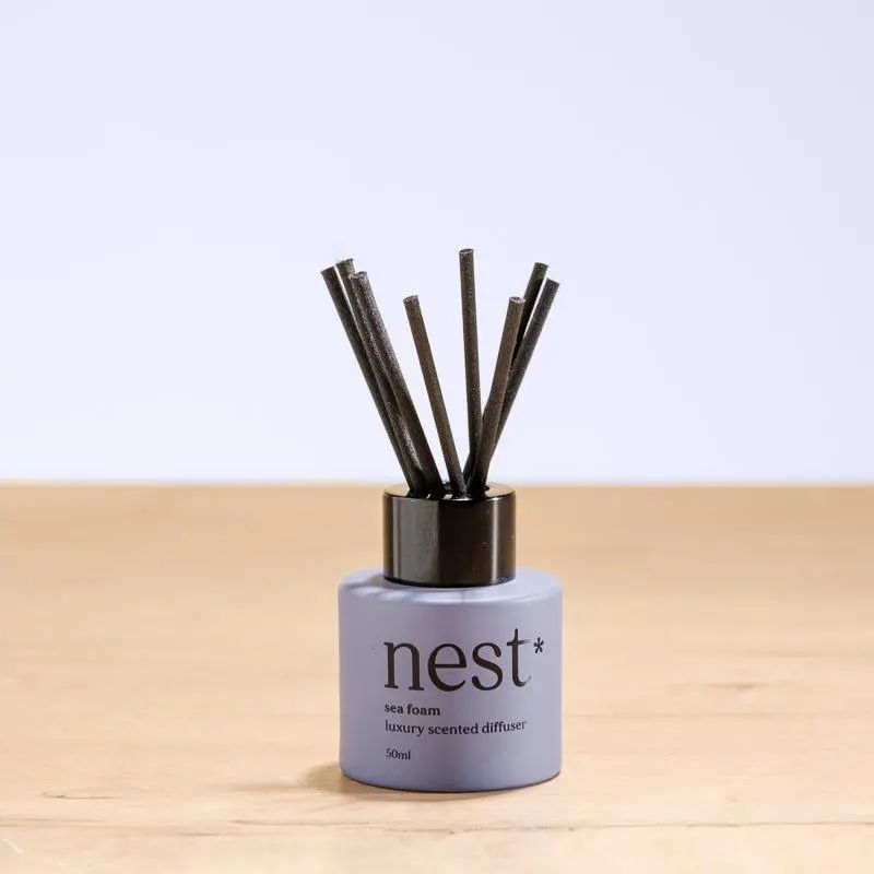 Nest Shades Sea Foam Reed Diffuser – 50Ml 1