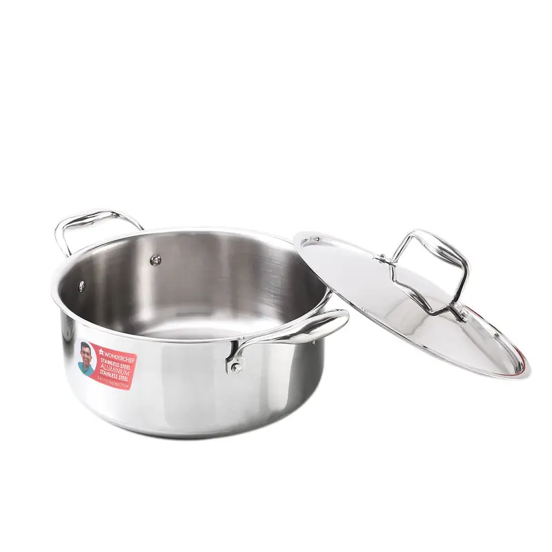 Nigella 24Cm Tri-Ply Casserole Pot – 4.8L, 2.6Mm Thick, Induction-Safe, Premium Riveted Handle 1