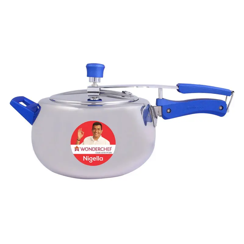 Nigella 5L Round Stainless Steel Pressure Cooker With Detachable Inner Lid 1