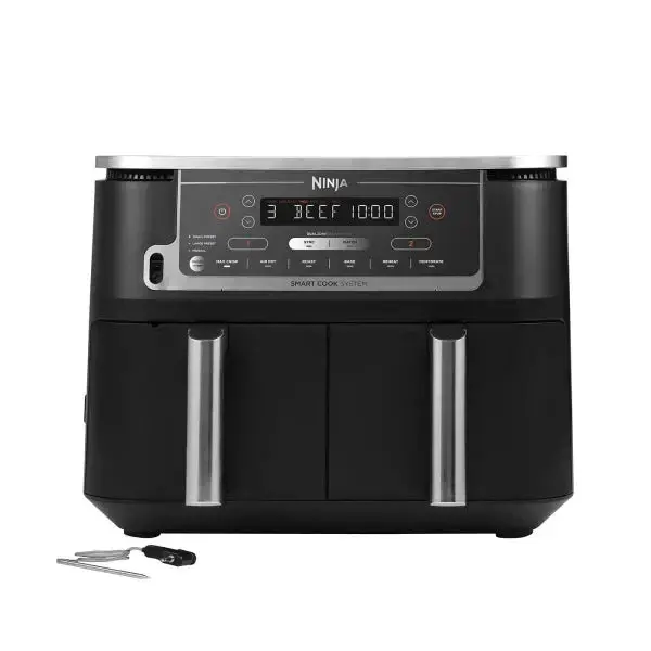 Ninja 9.5L Freestanding Air Fryer – Full-Size Black Countertop Fryer With Evencrisp Technology 1