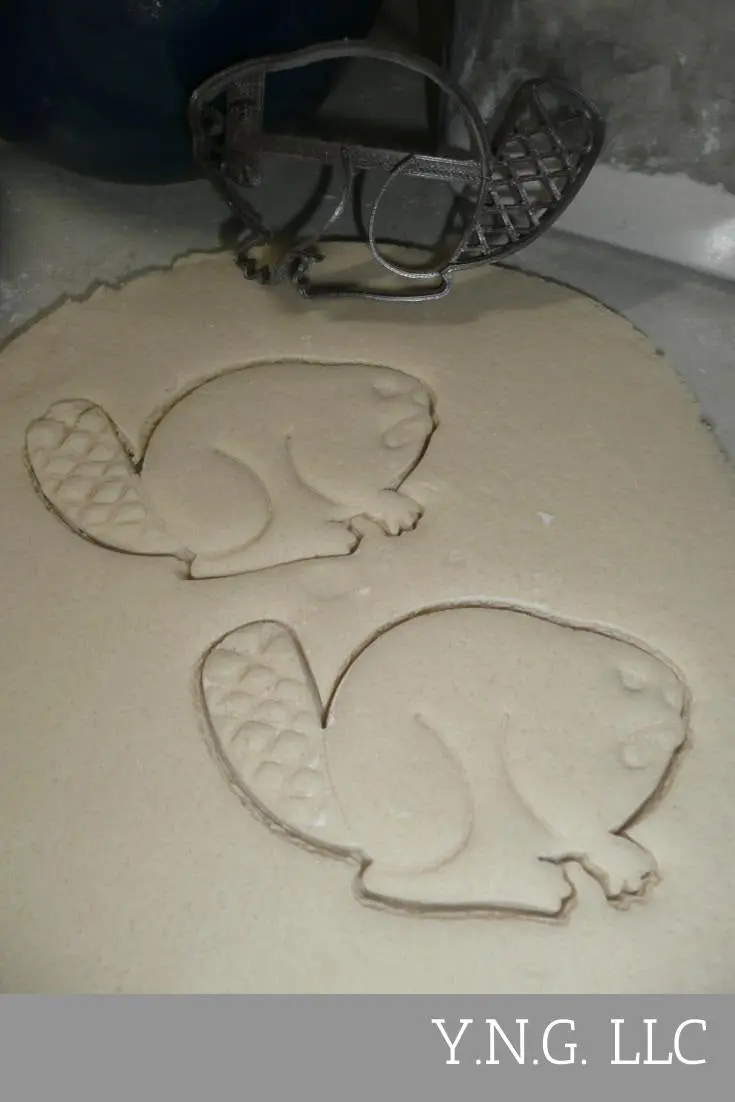 North American Beaver Cookie Cutter – Realistic Large Rodent Design, Usa-Crafted Pr2135 1