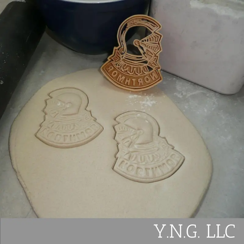 Northmor High School Knights Cookie Cutter – Ohio-Based Collegiate-Style Design 1