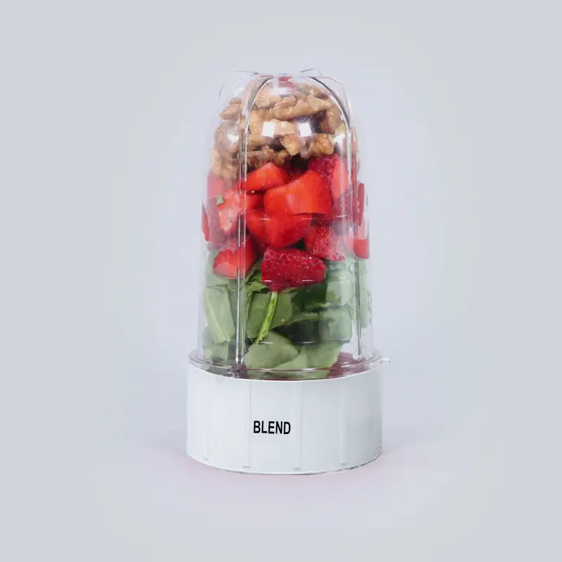 Nutri-Blend Premier Long Jar With White Base – Replacement Or Add-On Jar For Nutri-Blend Mixers 1