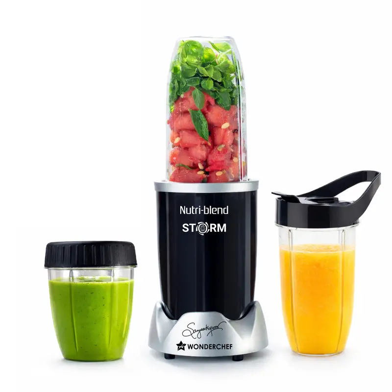 Nutri-Blend Storm 1200W Mixer Grinder – Copper Motor, 22,000 Rpm, 2 Jars & Sipper Attachment 1