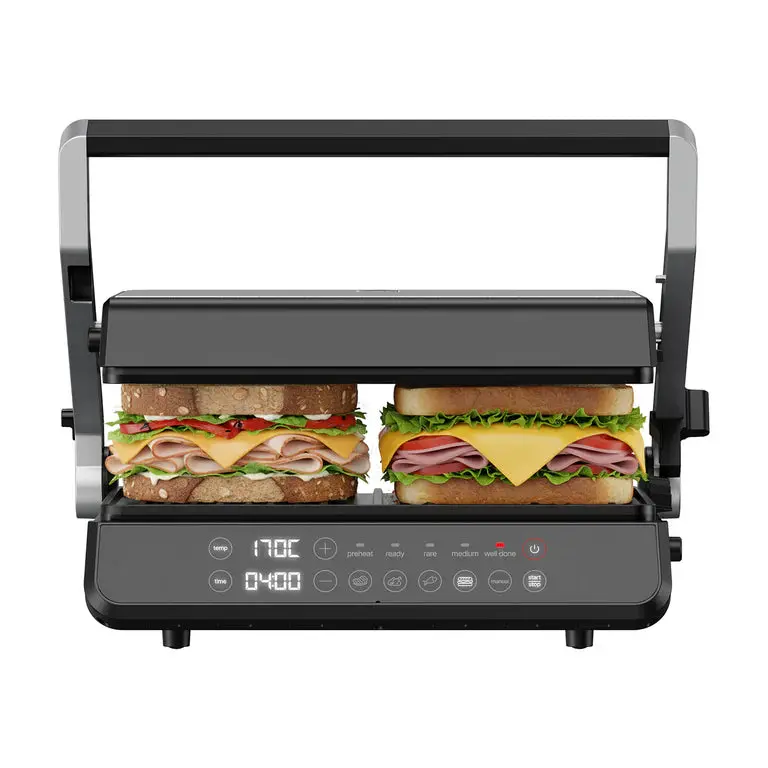 Nutricook Nc-Cg240 2000W Indoor Grill With Adjustable Heat Settings 1