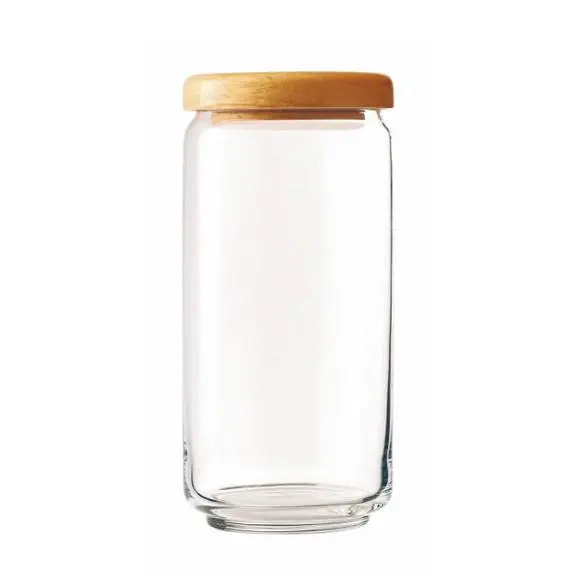 Ocean Pop Jar With Natural Wooden Lid – 1000 Ml Volume 1