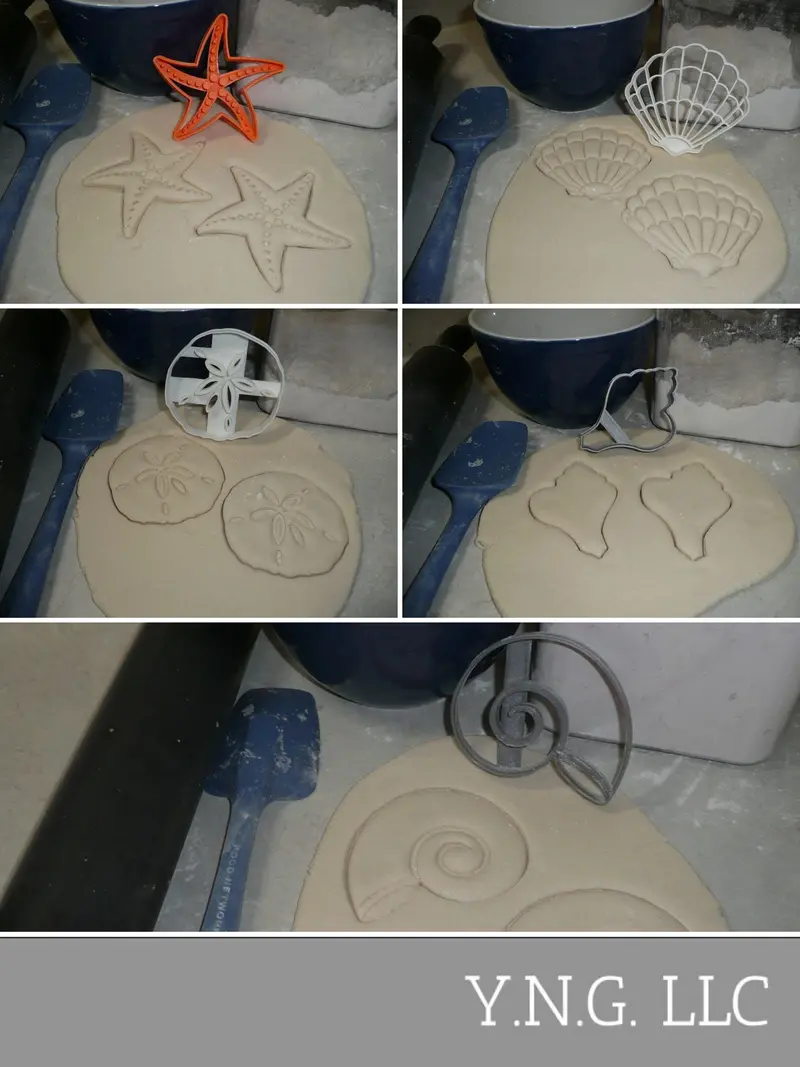 Ocean-Themed Cookie Cutters: 5 Seashell & Beach-Inspired Shapes 1