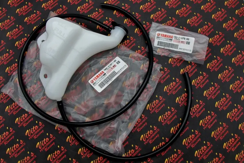 Oem Coolant Recovery Tank With Cap & Hoses For Yamaha Raptor 700 1