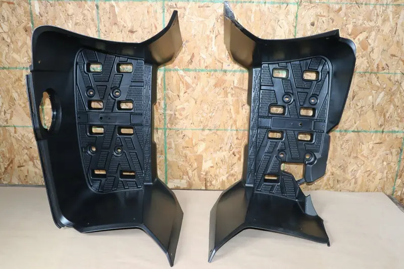 Oem-Style Floorboard Guards (Left & Right) For Yamaha Kodiak & Grizzly 550/700 1