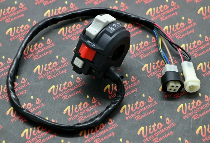 Oem-Style On/Off Start-Stop Switch With Headlight Kill Function For Yamaha Warrior (1987–1995) 1