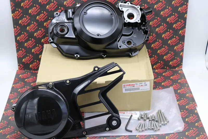 Oem Yamaha Banshee Clutch & Stator Covers With Bolt Kit (1987–2006) 1
